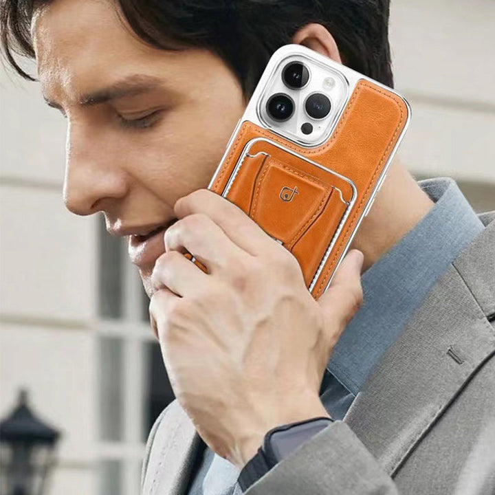 Luksuriøs Læder Magnetisk Telefoncover