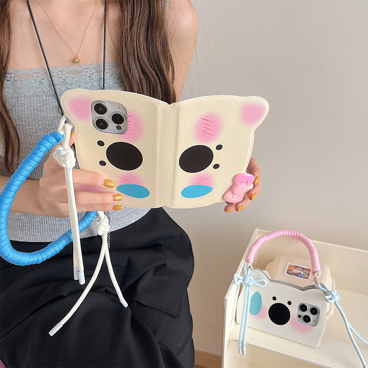 Insta-Style Tegneserie Westie Flip-Phone Cover