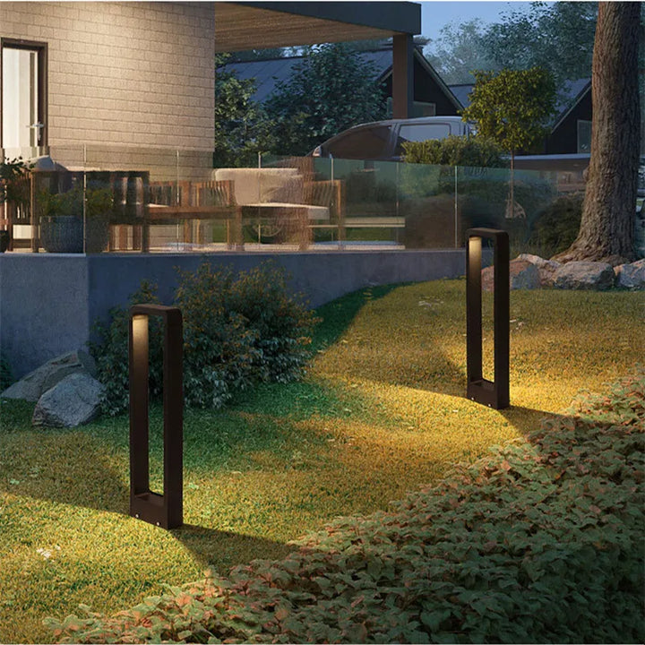 GardenGlow - LED gulvbelysning til udendørs brug, vejrbestandig, belysning til havegang og terrasse