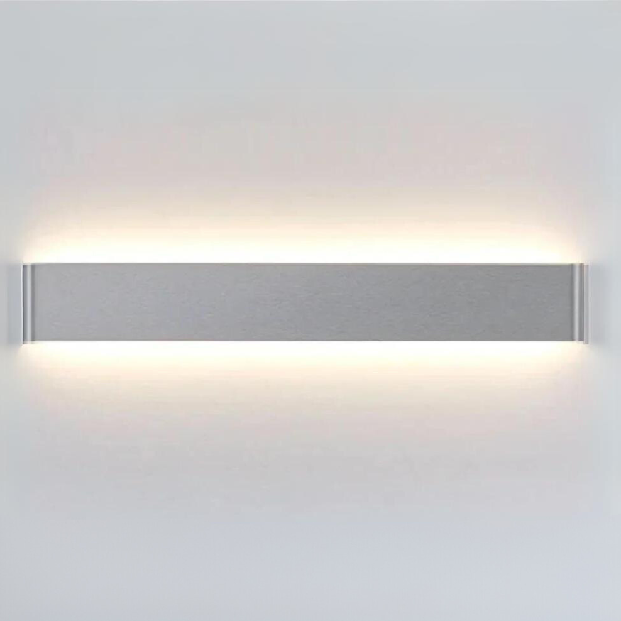 Nordisk LED Væglampe - Moderne Børstet Aluminium Indendørs Væglampe