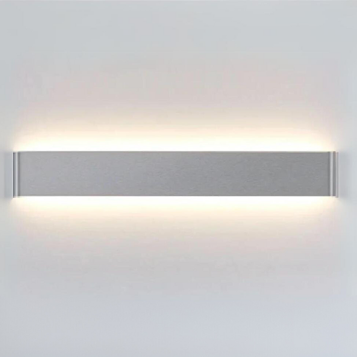Nordisk LED Væglampe - Moderne Børstet Aluminium Indendørs Væglampe