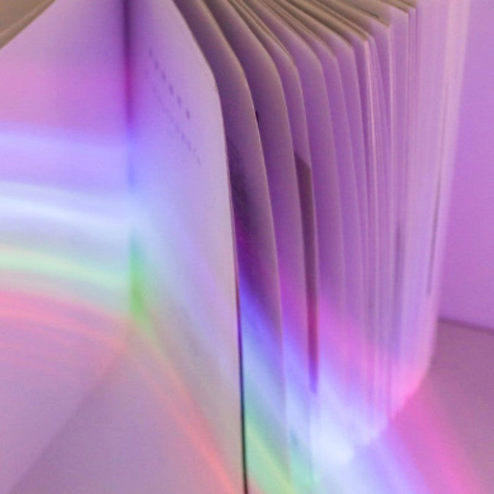 LED Regnbue Projektions Nattelys
