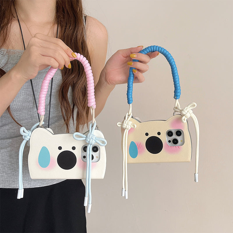 Insta-Style Tegneserie Westie Flip-Phone Cover