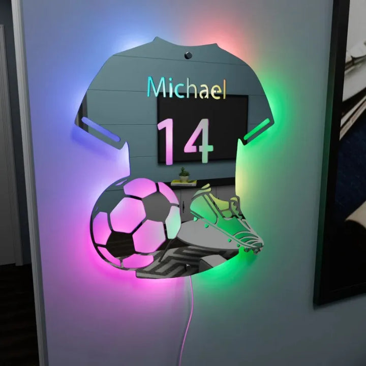 MirrorJersey | Justerbar LED Spejltrøje