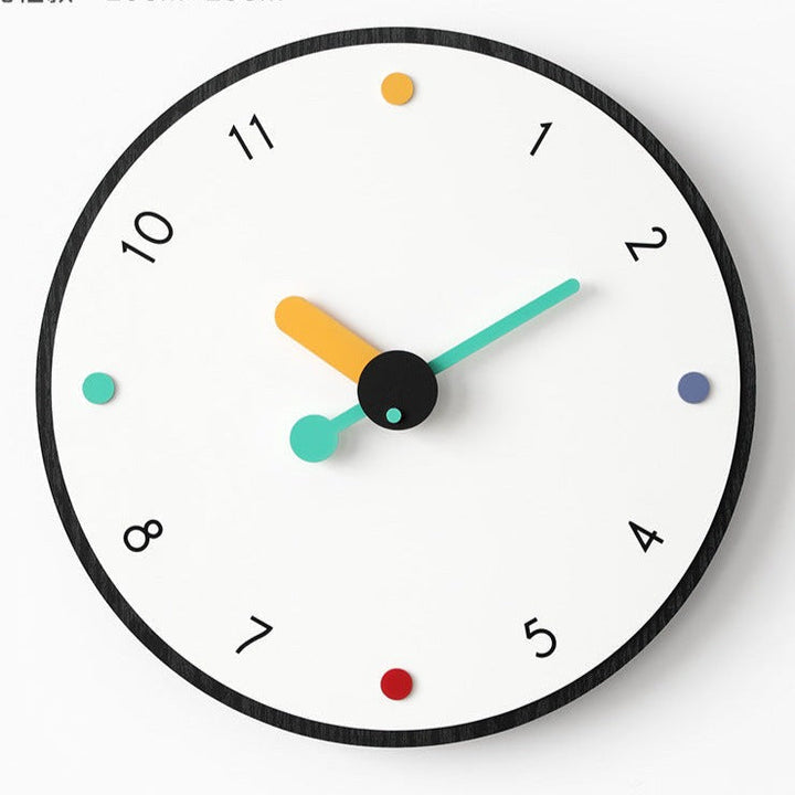 Kunstnerisk Minimalistisk Stille Vægdekoration Ur