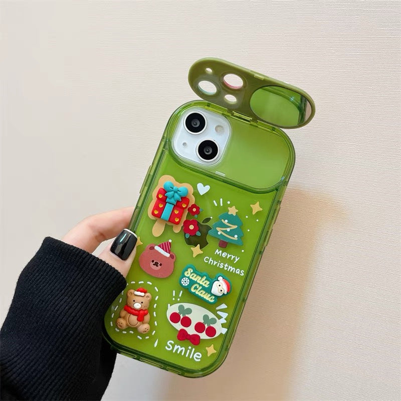 Juletræ Pendant iPhone Cover med Spejl