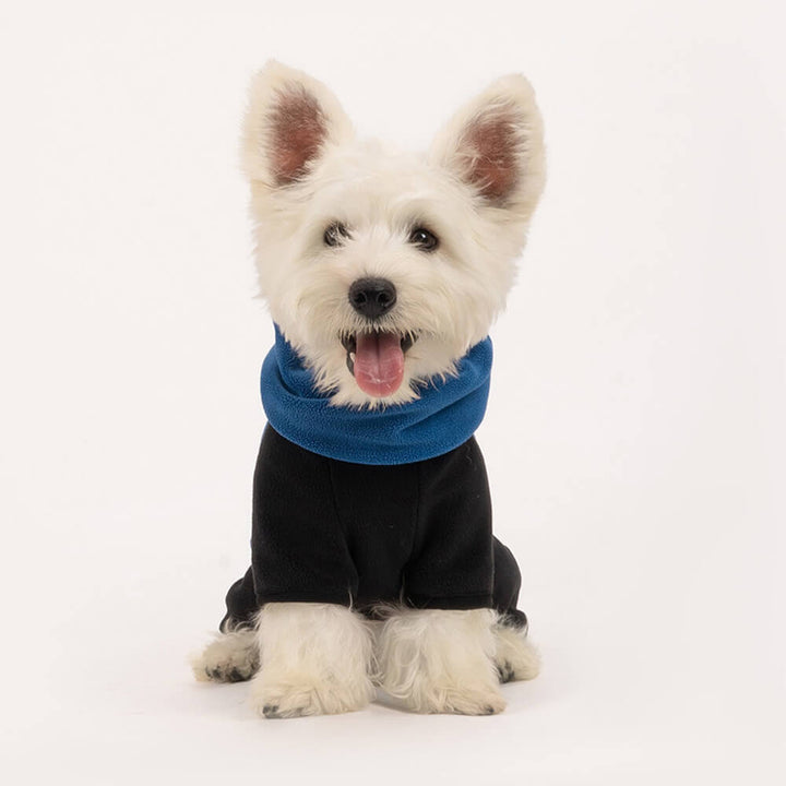 Fuldt Beskyttende Polar Fleece Hundedragt med Aftagelig Krave