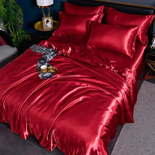 Luksus Solid Satin Dynecover - SilkSerenity