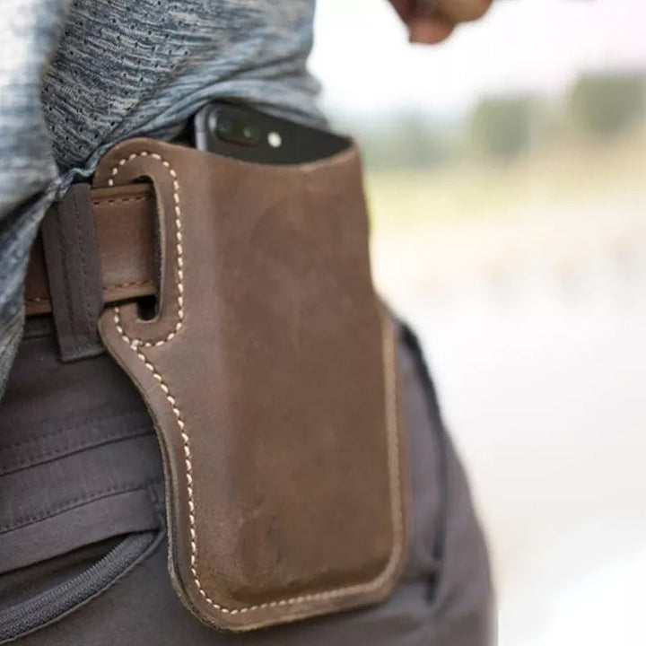 Retro Kort Telefon Etui Bælte Pung