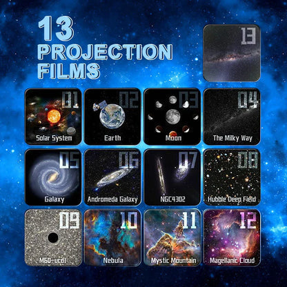 13-i-1 Galaxy Nattelys &amp; Projektor – Orion