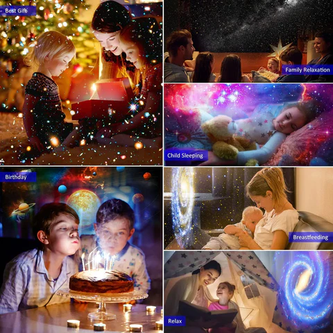 13-i-1 Galaxy Nattelys &amp; Projektor – Orion
