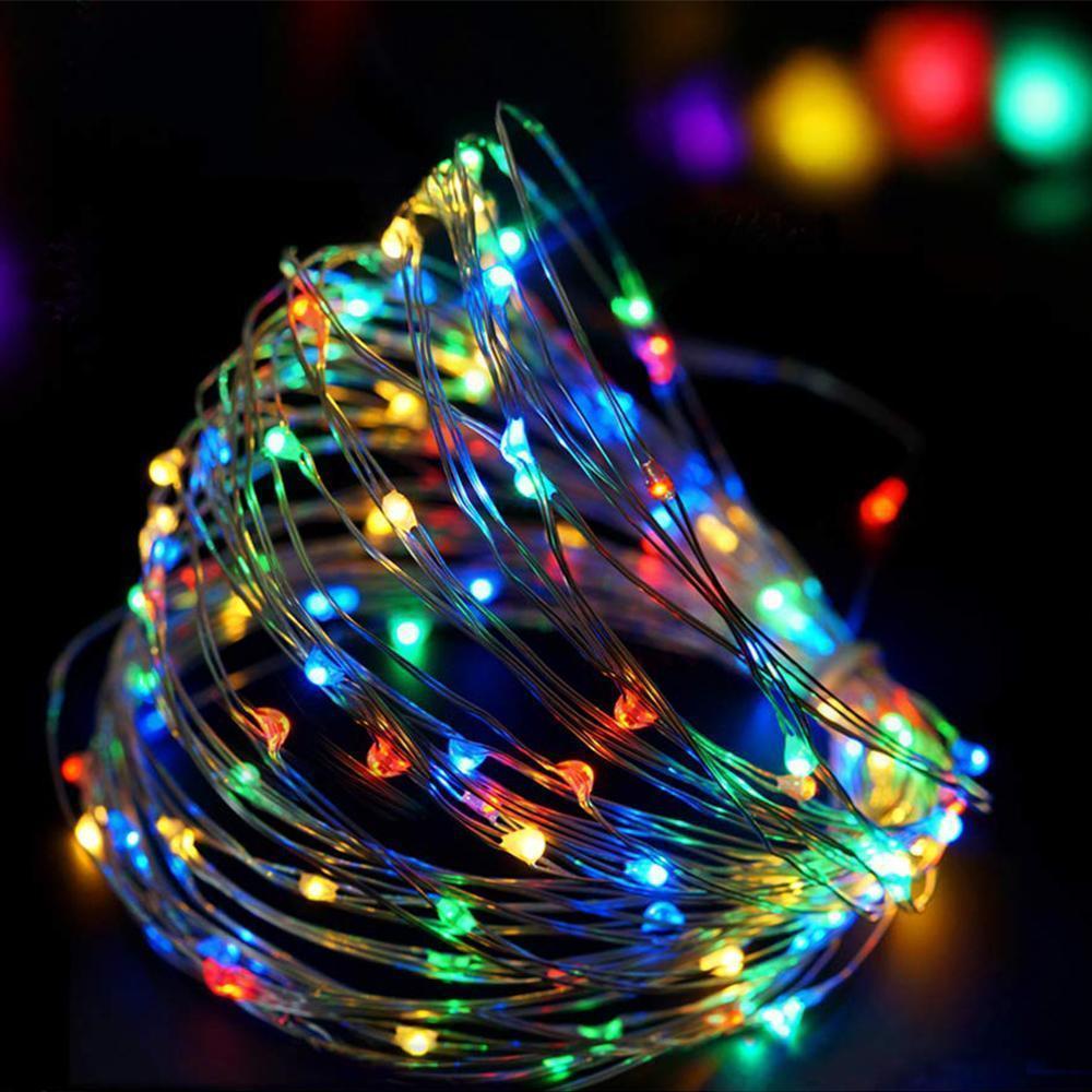 Led Flaske Lys Kork Nattelys DIY Dekor |