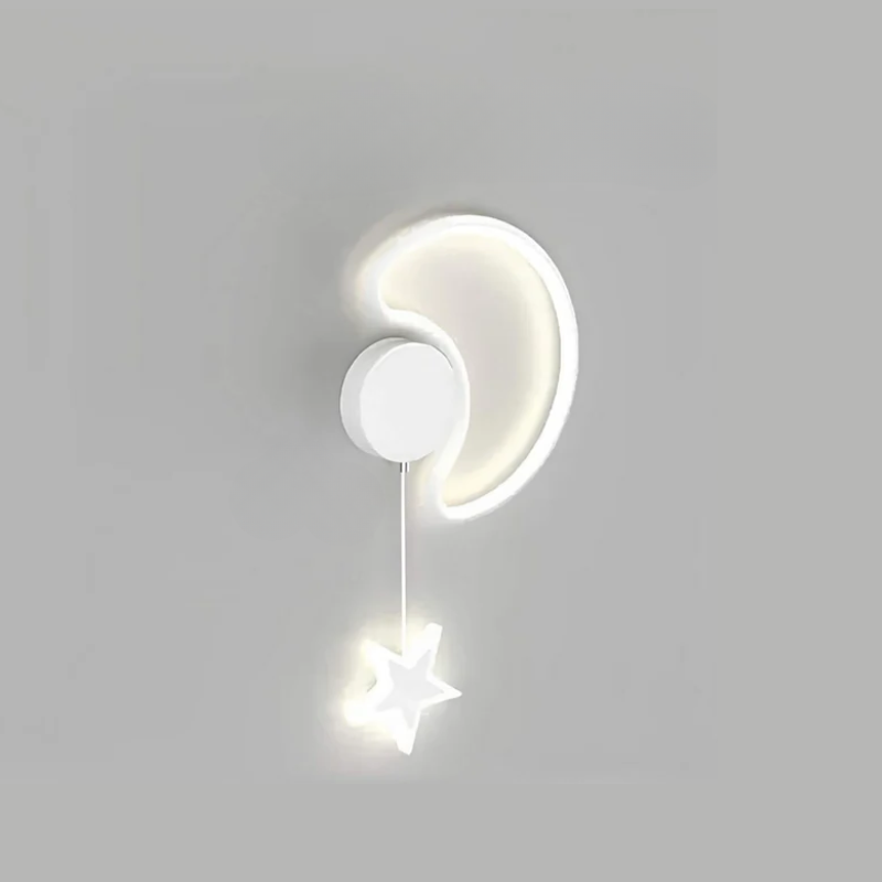DreamLight | Magisk Væglampe med Skyer, Stjerner og Måne