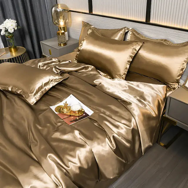 Luksus Solid Satin Dynecover - SilkSerenity