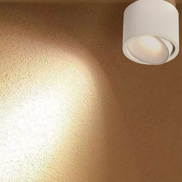 Origo Minimalistisk LED Loftlampe - Justerbar Rund Indbygningslampe