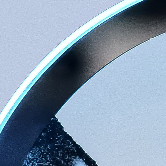 Kreativ Rund Timeglas Quicksand 3D LED Nattelys Bordlampe
