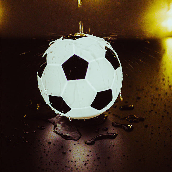 Kreativ Fodbold Silikone LED Nattelys USB Opladelig Bordlampe