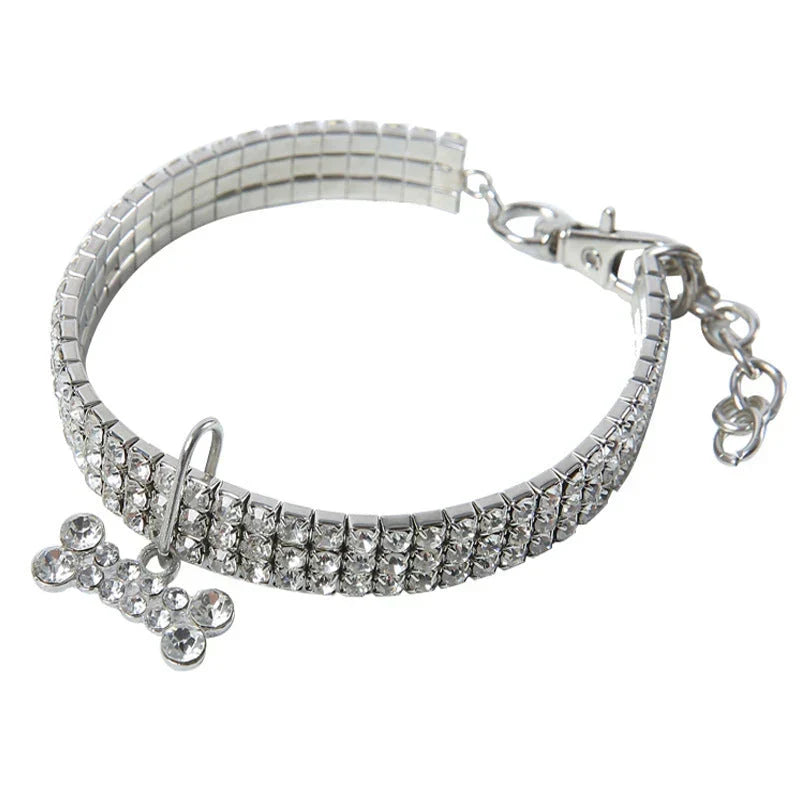 Glamourøs Hundehalsbånd – SparkleCollar