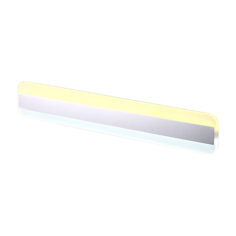 31.5"/39"/47" Bredde lineær makeup spejl lys moderne akryl LED badeværelseslys over spejlet med reflektor