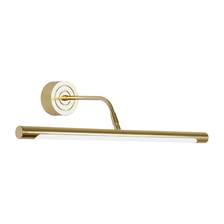 16"/20" W Slank Cylindrisk Makeup Spejl Lys Modernisme Metal LED Guld Væglampe til Soveværelse, Varm/Hvid Belysning