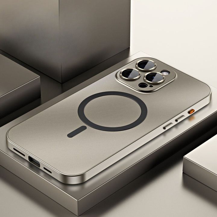 Telefonetui Magnetisk Metal MagSafe Kompatibel Cover