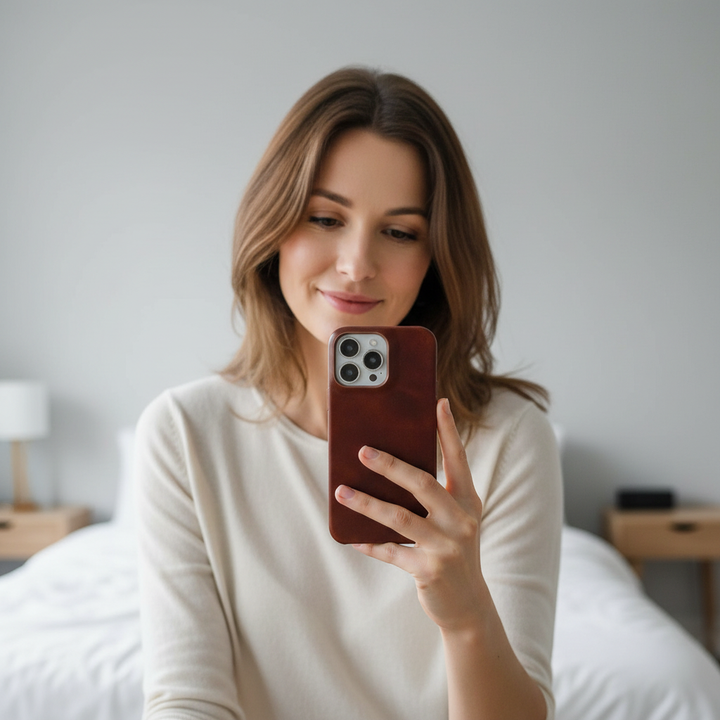Olievoks Ægte Læder Apple iPhone Cover