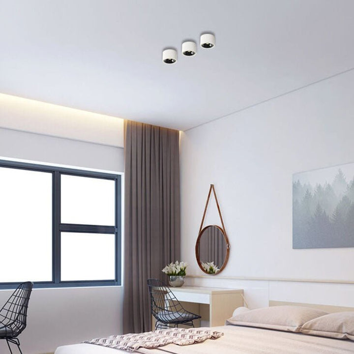 Origo Minimalistisk LED Loftlampe - Justerbar Rund Indbygningslampe