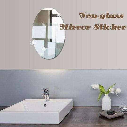 Spejlklistermærke uden glas