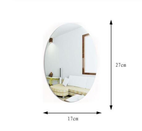 Spejlklistermærke uden glas