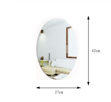 Spejlklistermærke uden glas