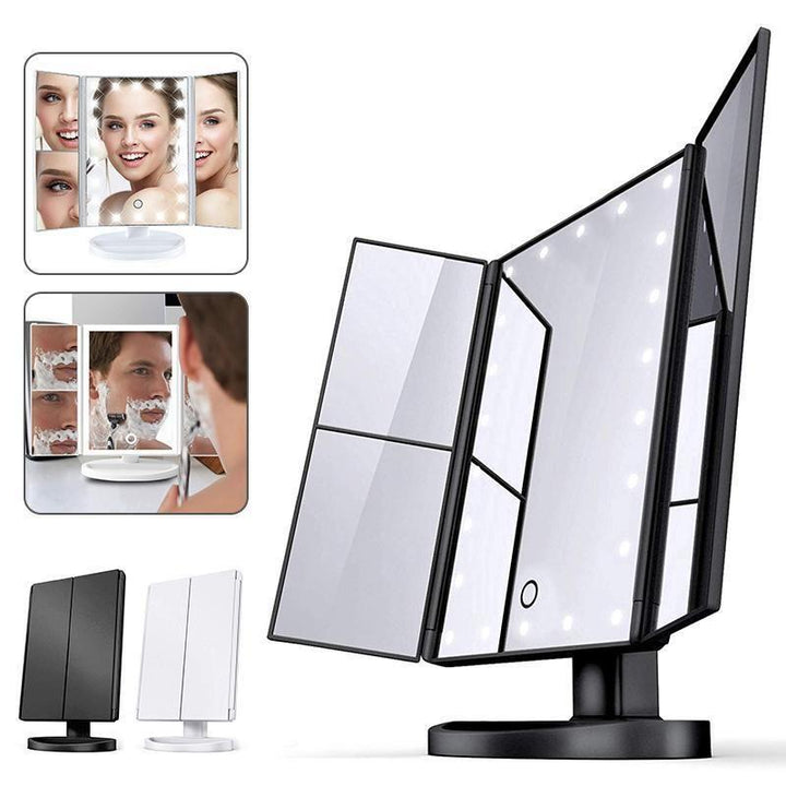 Belyst Makeup Spejl, 24LED