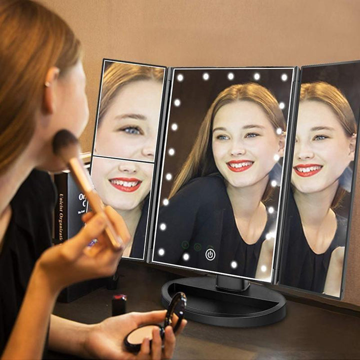 Belyst Makeup Spejl, 24LED