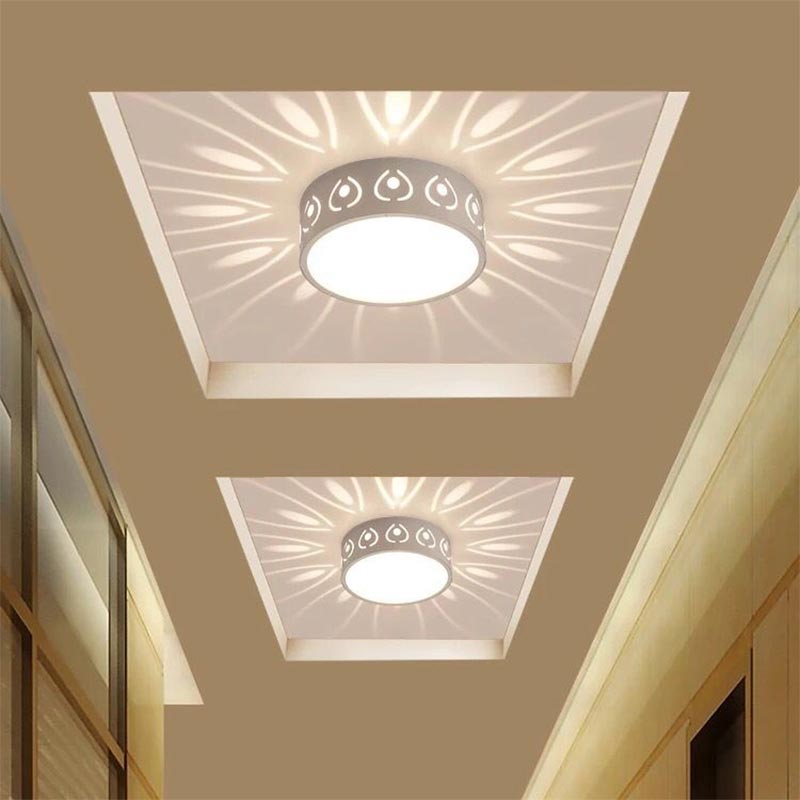 Stilfuld moderne LED loftlampe til indgang, gang og balkon