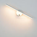 Nordisk Minimalistisk Aluminium Lang Bar Switch LED Spejl Væglampe