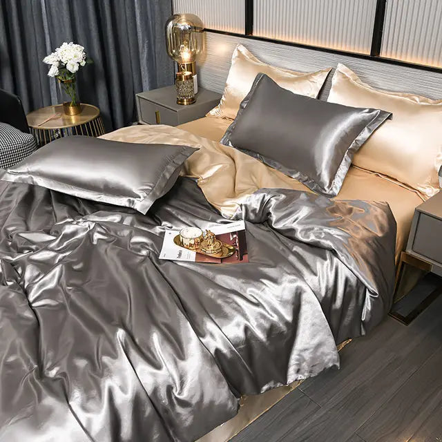 Luksus Solid Satin Dynecover - SilkSerenity