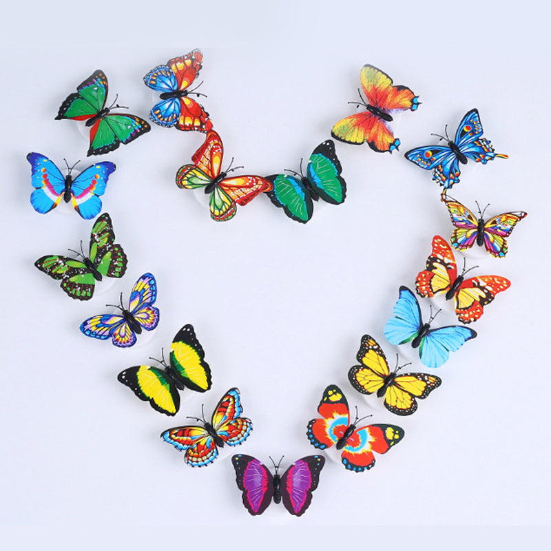 3D LED Sommerfugl Dekoration Natlys