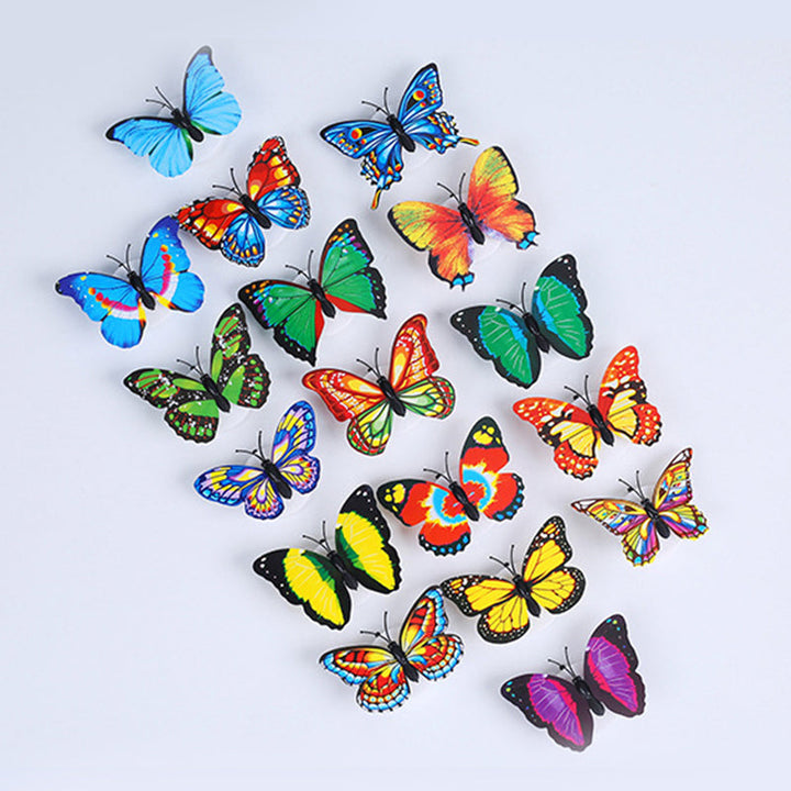 3D LED Sommerfugl Dekoration Natlys
