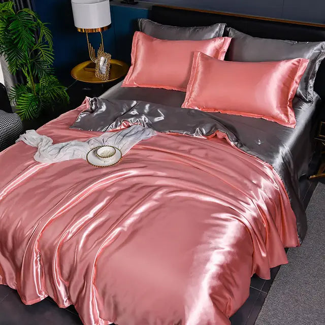 Luksus Solid Satin Dynecover - SilkSerenity