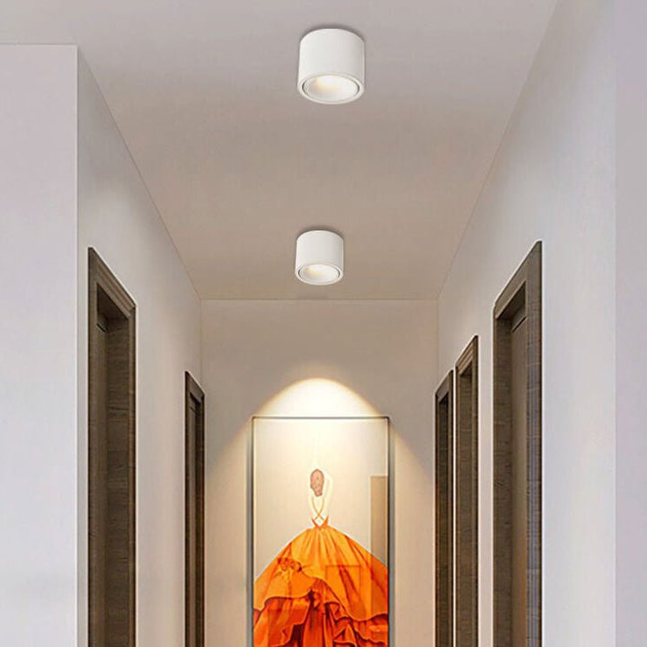 Origo Minimalistisk LED Loftlampe - Justerbar Rund Indbygningslampe