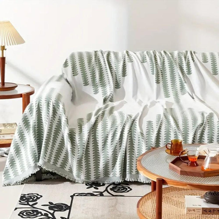 Moderne Monokrom Bregne Sofa Betræk