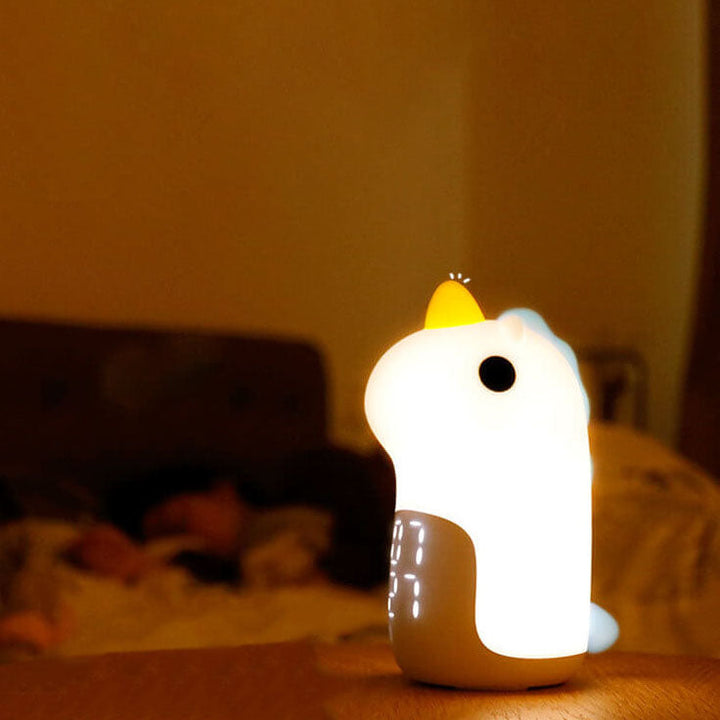 Unilora DreamLight Vækkeur | Enhjørning Design | Timer &amp; LED Nattelys | Børneværelse Dekor