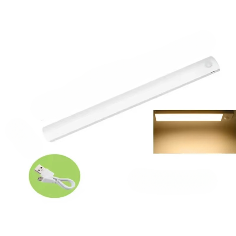 Smart Sensor LED Nattelys - Bevægelsesaktiveret, Dæmpbar &amp; Genopladelig