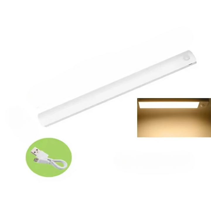 Smart Sensor LED Nattelys - Bevægelsesaktiveret, Dæmpbar &amp; Genopladelig