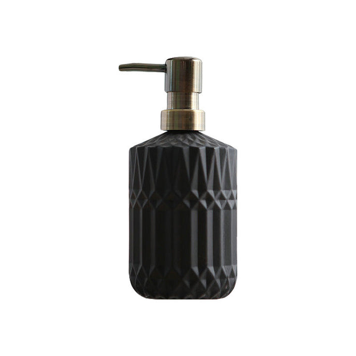 Diamantmønster Glas Sæbedispenser