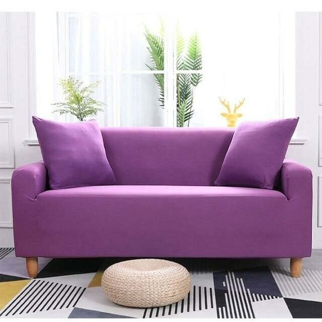 Magisk Sofa Cover Strækbar - Ensfarvet (pude er ikke inkluderet)