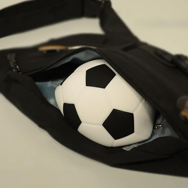 Kreativ Fodbold Silikone LED Nattelys USB Opladelig Bordlampe