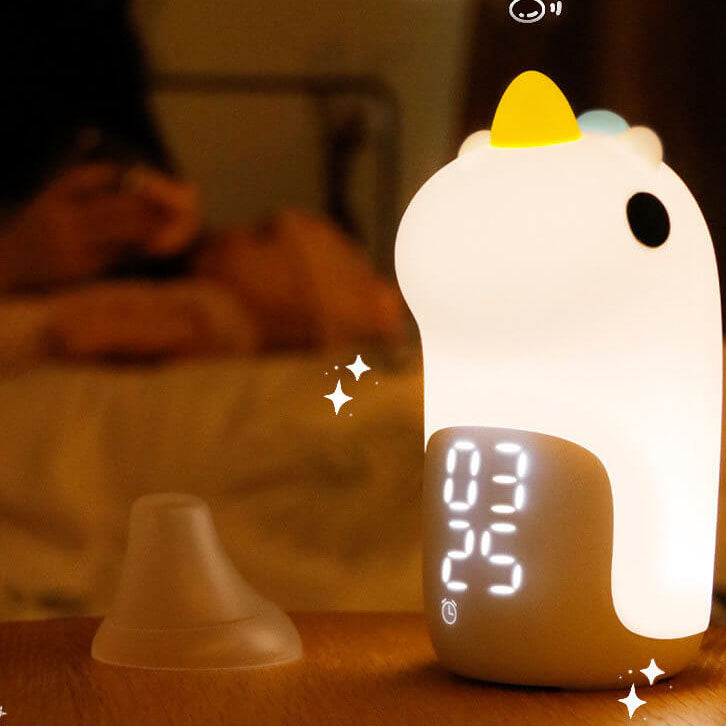 Unilora DreamLight Vækkeur | Enhjørning Design | Timer &amp; LED Nattelys | Børneværelse Dekor
