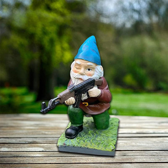 Militær Havegnom med Camouflageuniform