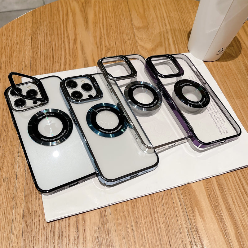 iPhone Magnetisk Telefonetui med Stativ