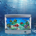 Virtuel Ocean Skrivebord Akvarium med LED Natlys